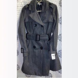 Charlotte Russe Grey Belted Coat